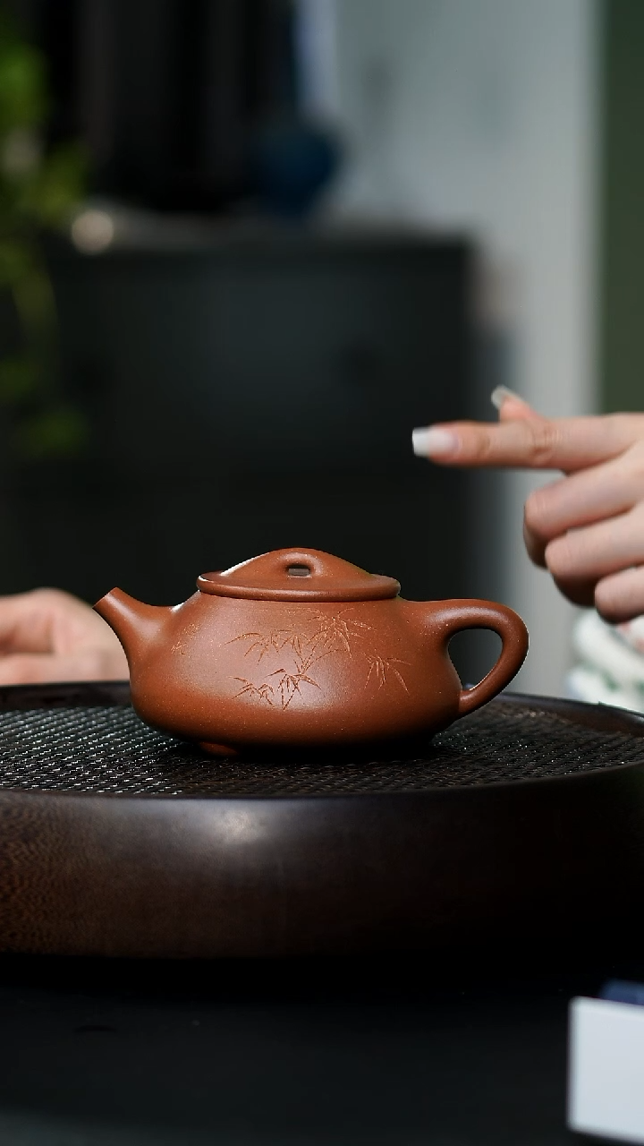 长****0JCY-0390景舟石瓢（顾景舟原件复刻）-底槽清-320cc