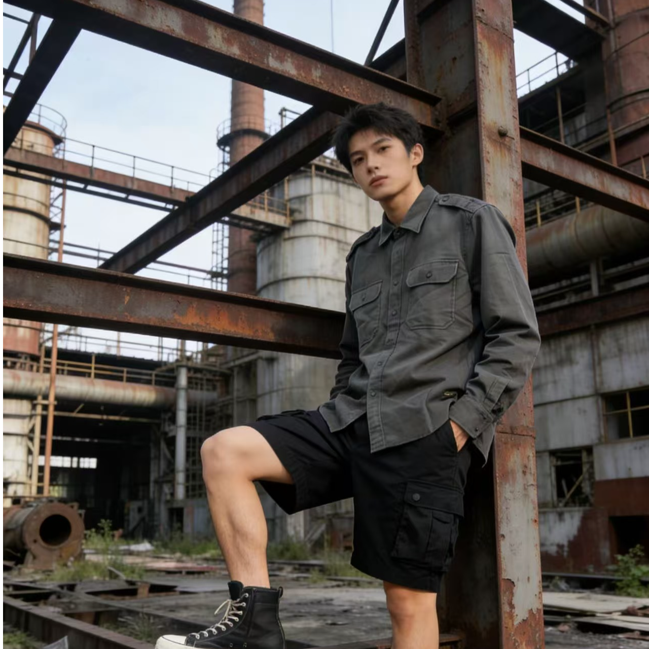 REPLAY Woven Shirt男士梭织衬衫
