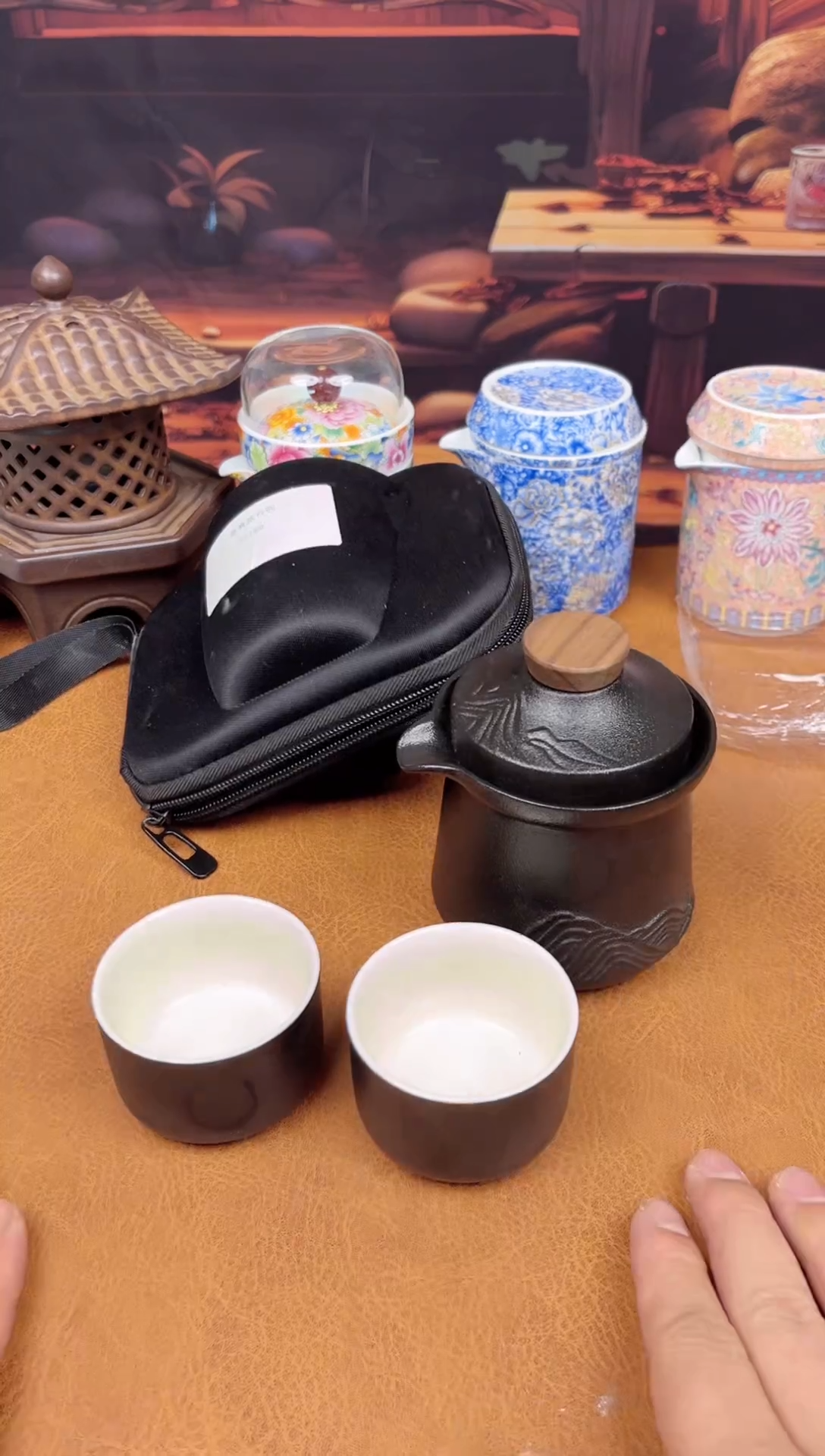 【闪购商品】陶瓷茶具摆件茶叶罐