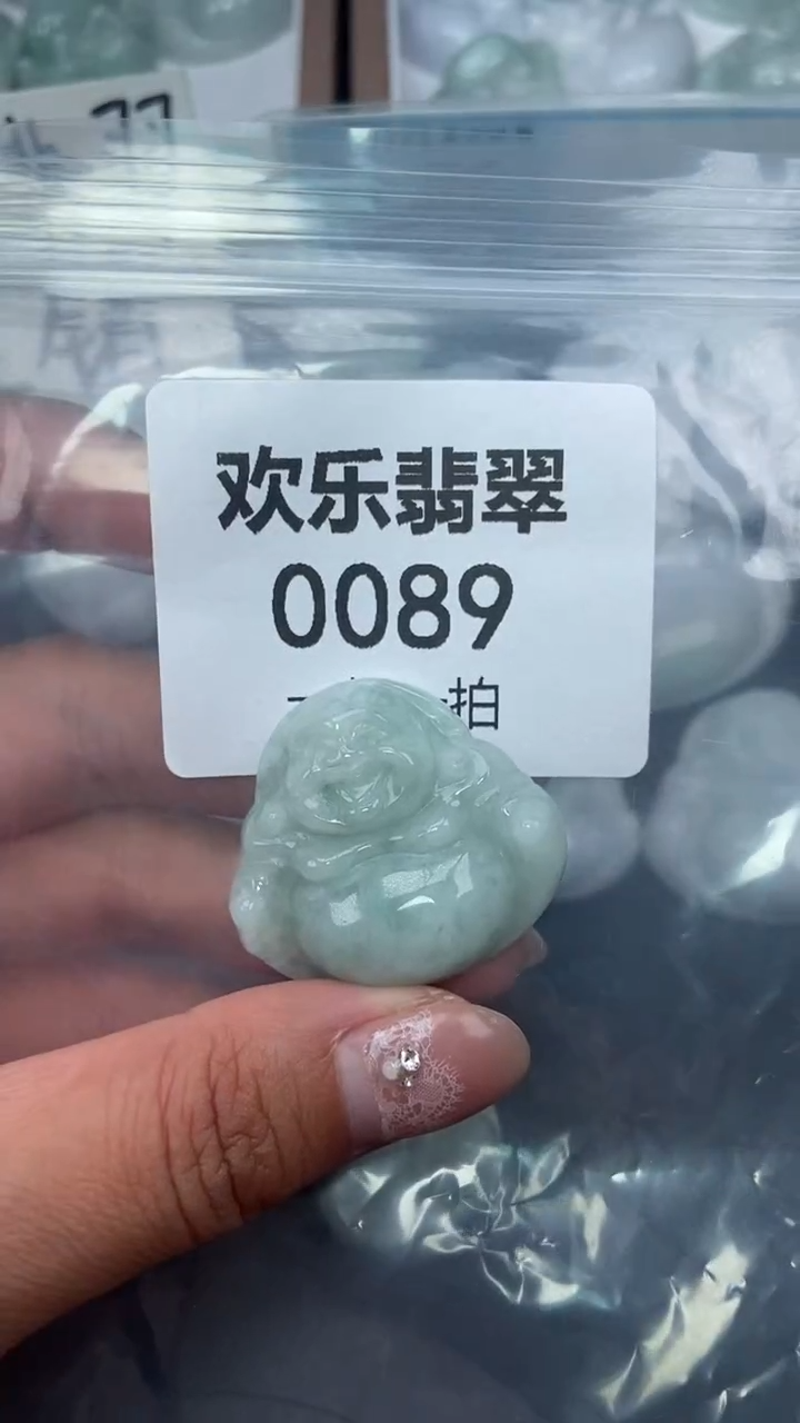 颈饰未镶嵌翡翠缅甸天然翡翠0089