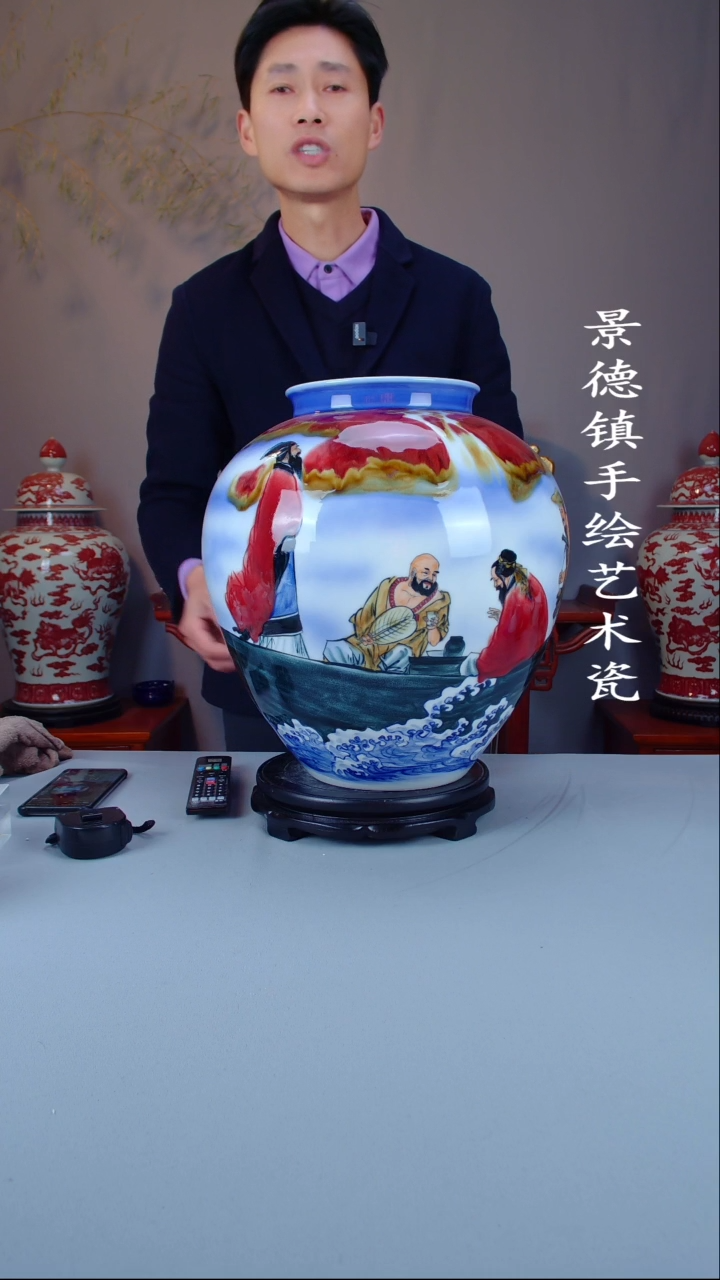 陶瓷景德镇手工手绘陶瓷43