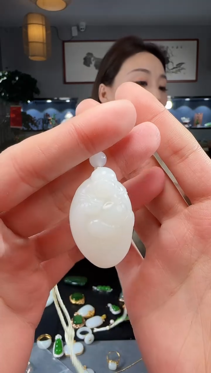 【闪购商品】和田玉吊坠(不含链)未镶嵌1