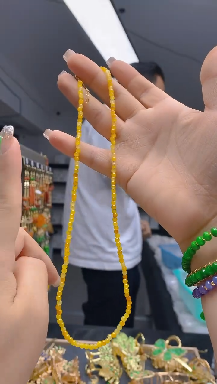 【闪购商品】翡翠耳饰合金299翡翠锁骨链