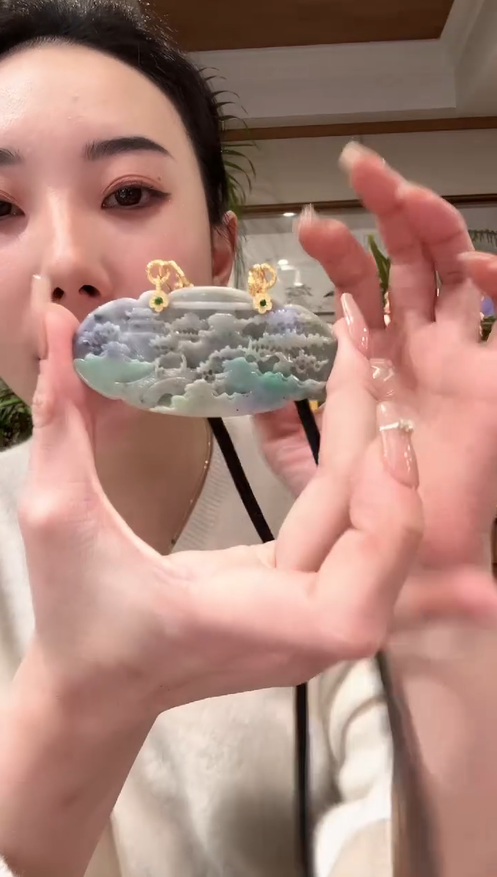 【闪购商品】翡翠颈饰未镶嵌国风
