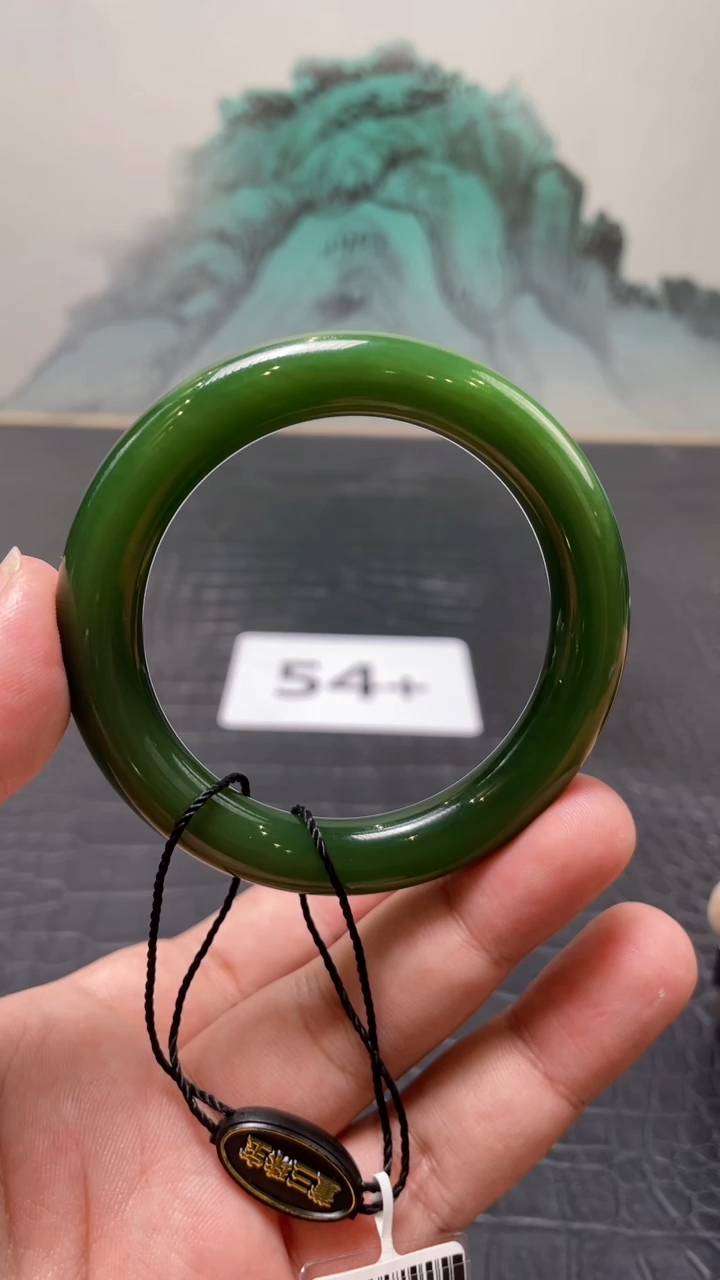 未镶嵌手镯和田玉（碧玉）f**u54+