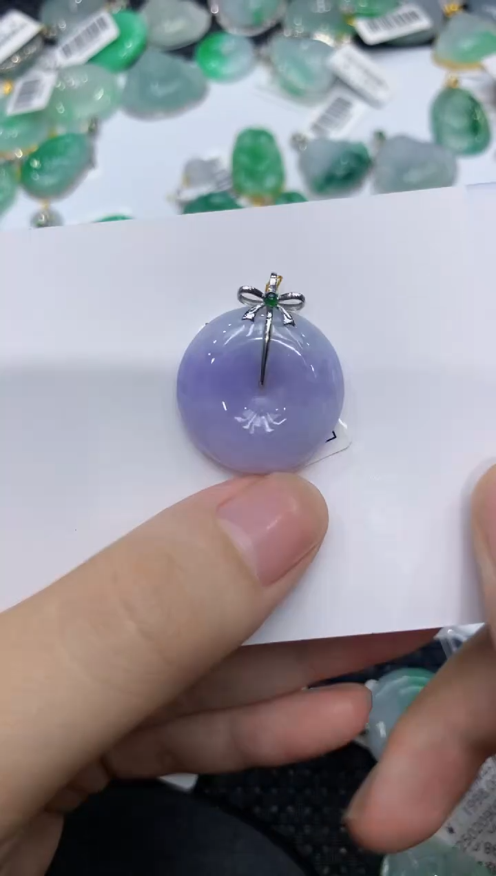 【闪购商品】翡翠颈饰18K金镶嵌111111111111