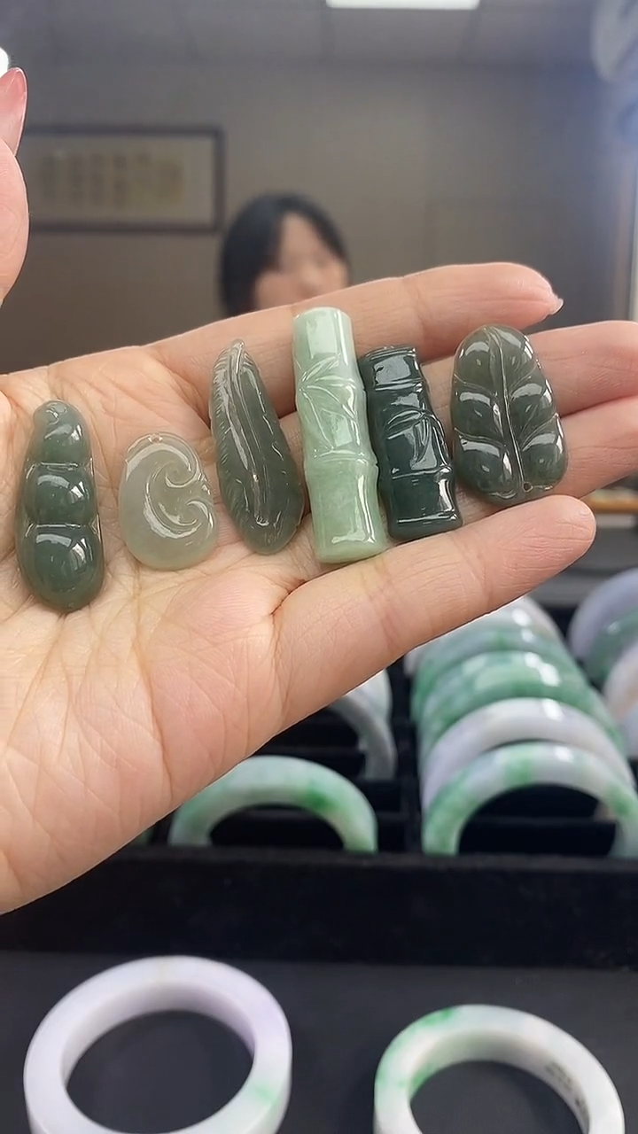 吊坠(不含链)未镶嵌翡翠吊坠十选一