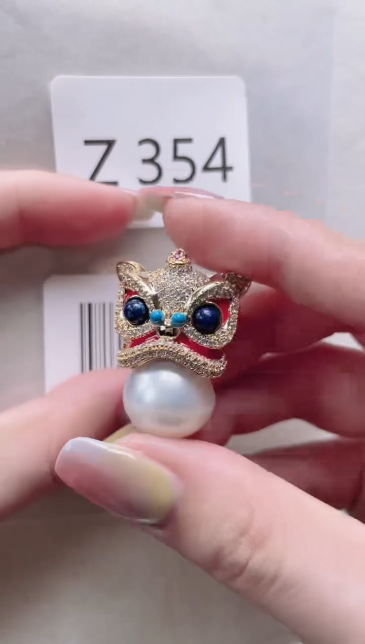 【闪购商品】海水珍珠吊坠银S925镶嵌Z354