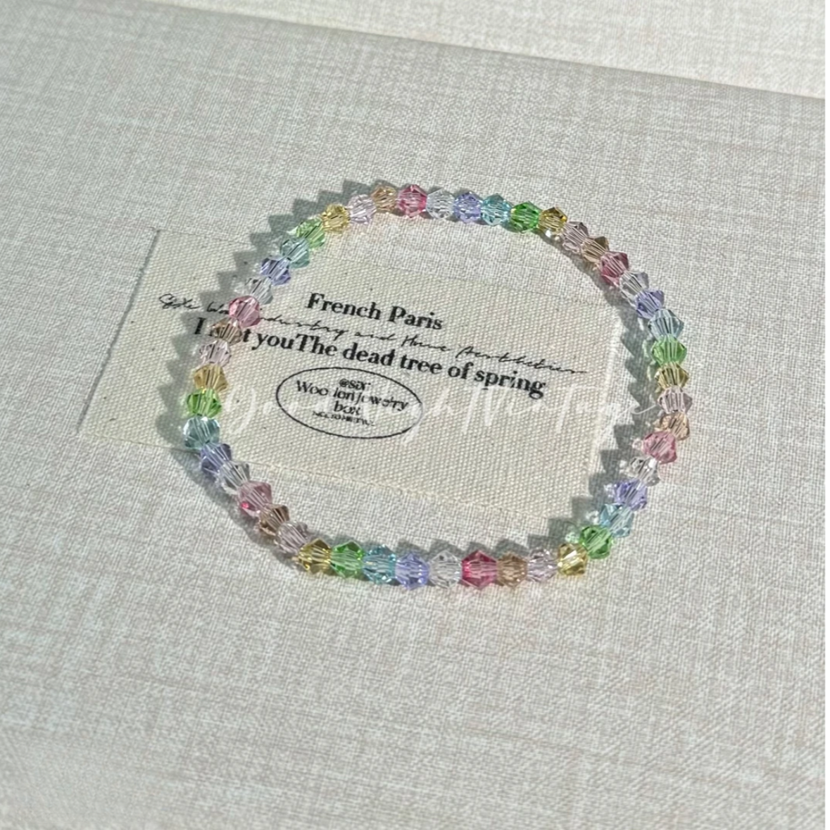 【彩虹MAX】小众轻奢手串 爆闪华子叠戴巨美 仙气手链精致显白