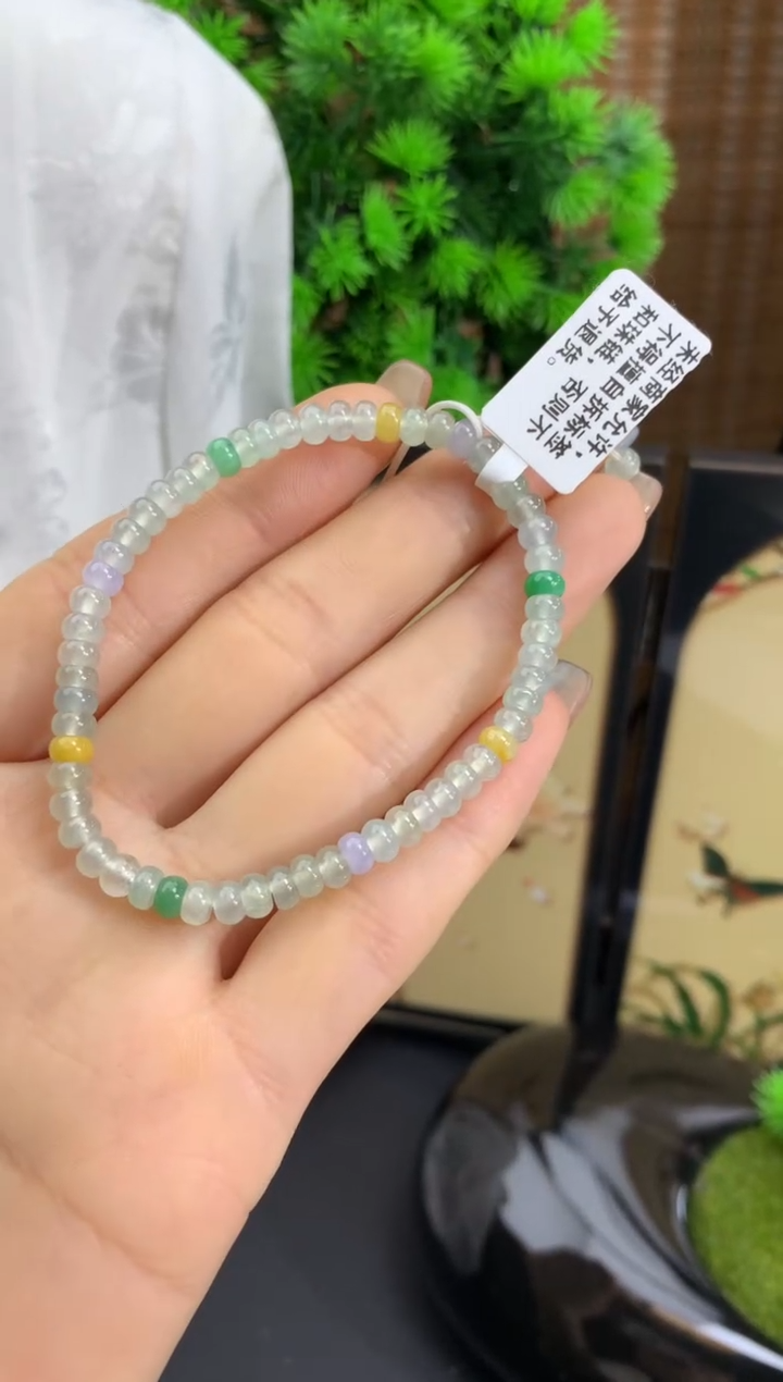 【闪购商品】翡翠手链未镶嵌卡4.2mm