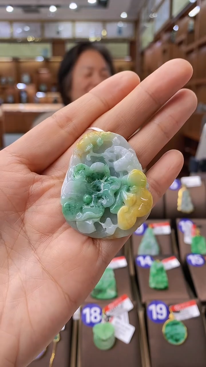 【闪购商品】翡翠颈饰未镶嵌花件