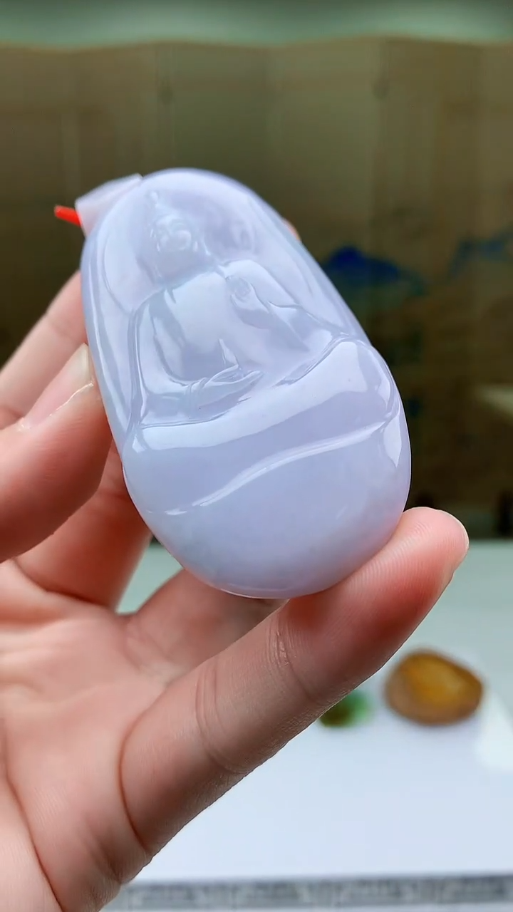 【闪购商品】定制翡翠未镶嵌4812bb-毛货挂件68