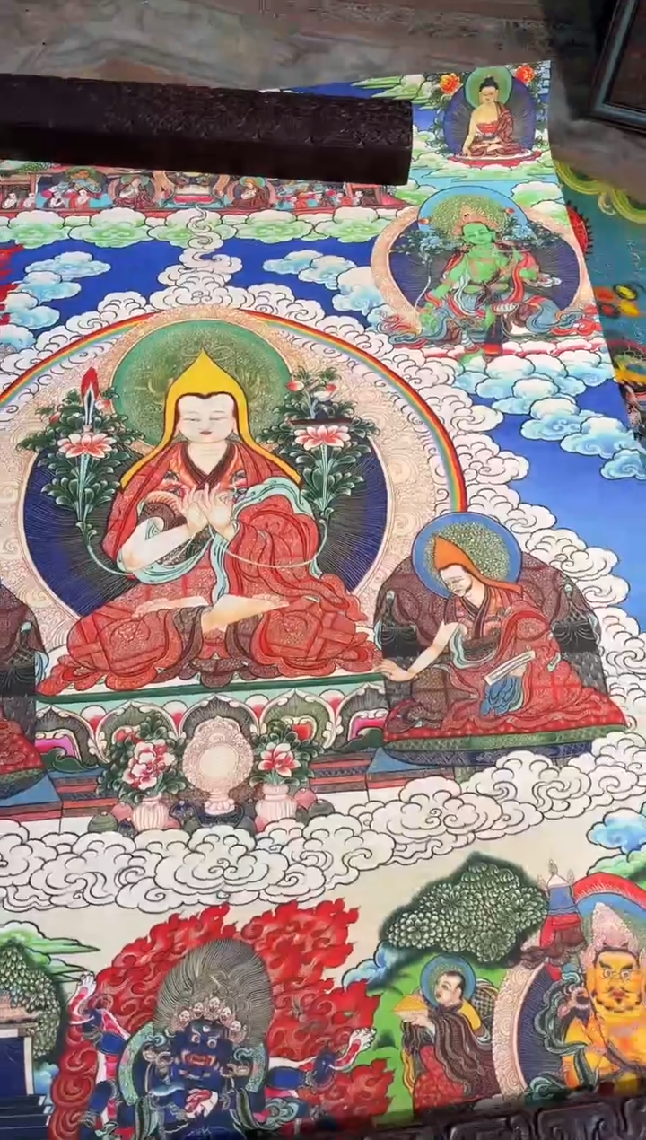 卷轴画天天的唐卡tk160