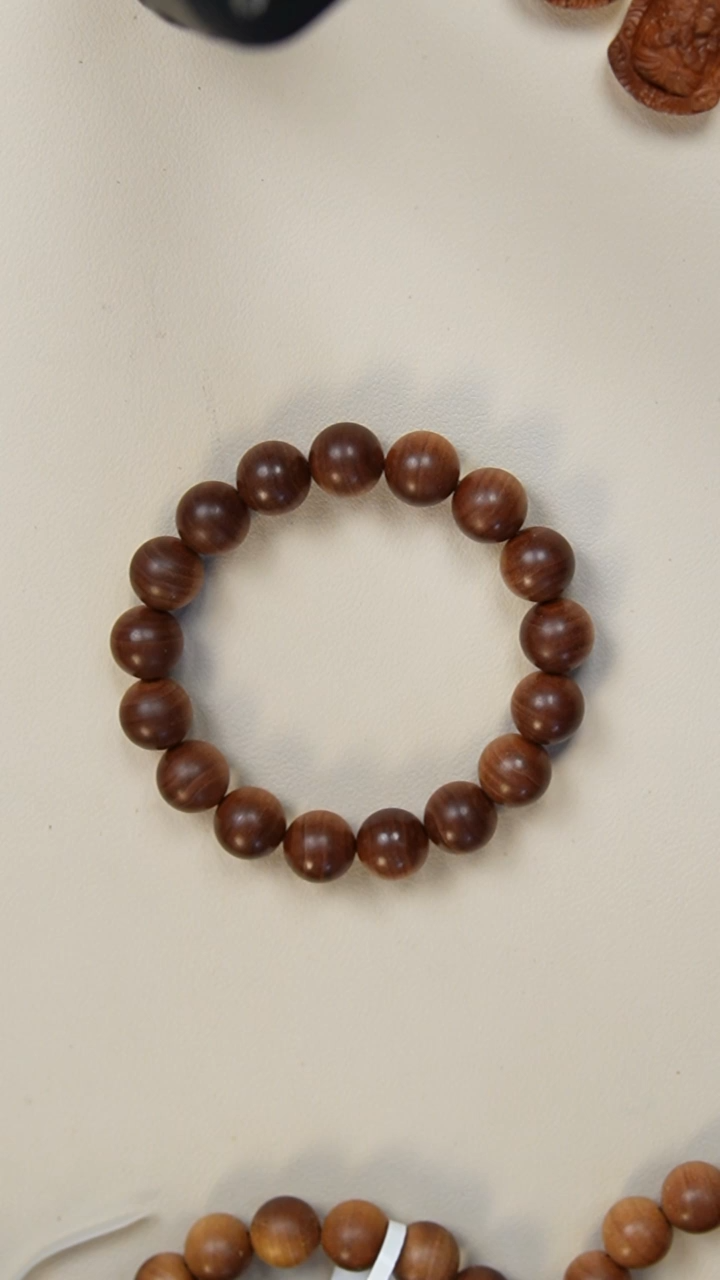 【闪购商品】檀香木手串/手链（沉水级供奉王）1.2横纹虎皮黑肉