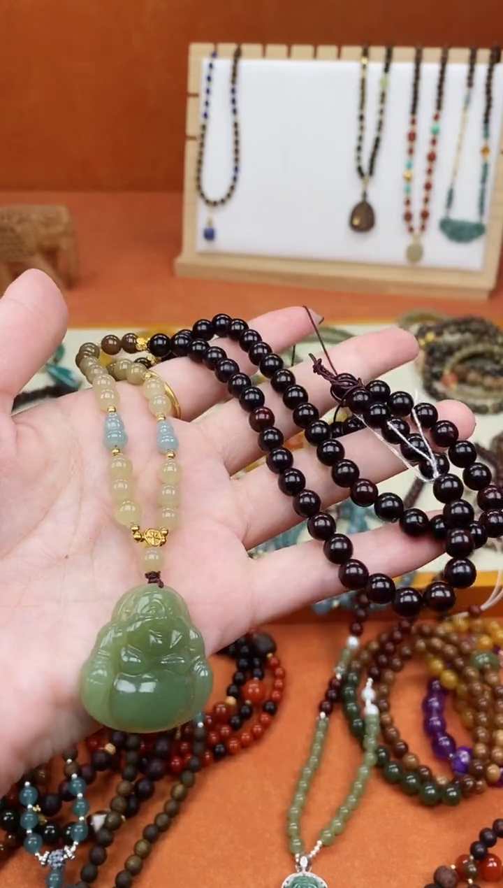 吊坠小叶紫檀印度小叶紫檀佛公项链