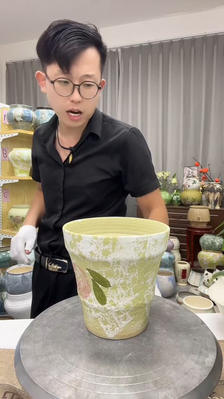     陶瓷花盆9.9  直播链接        