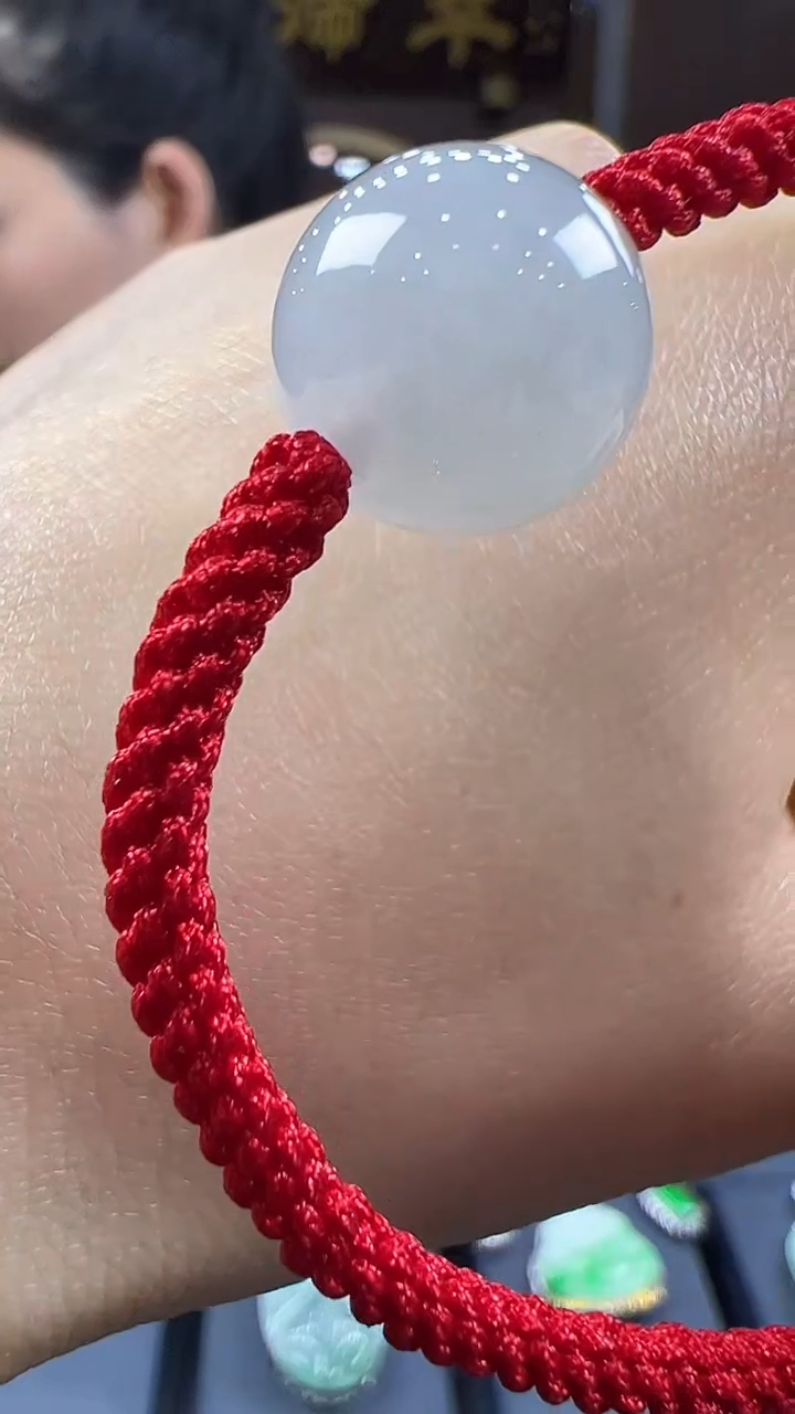 【闪购商品】翡翠挂件未镶嵌圆珠手绳