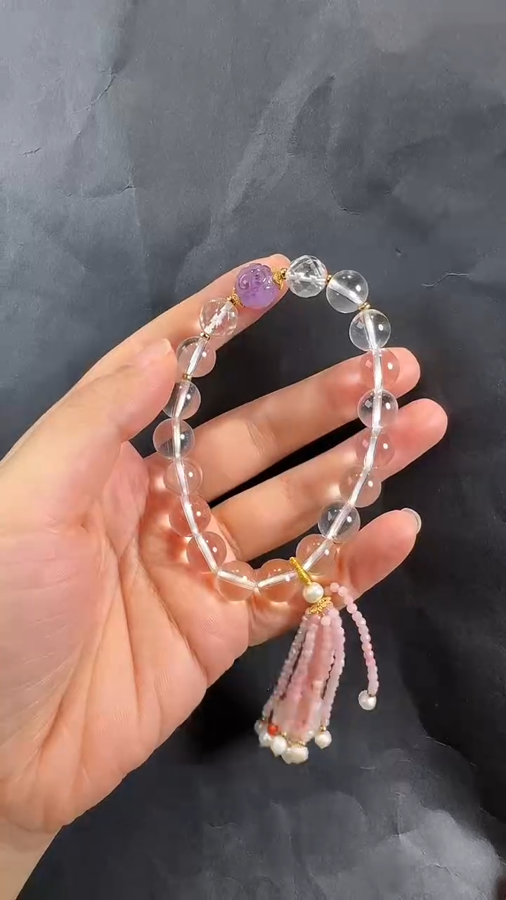 未镶嵌手链水晶手串