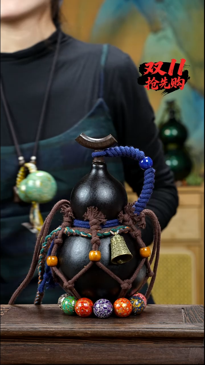 XB031网兜款酒葫芦不包手串