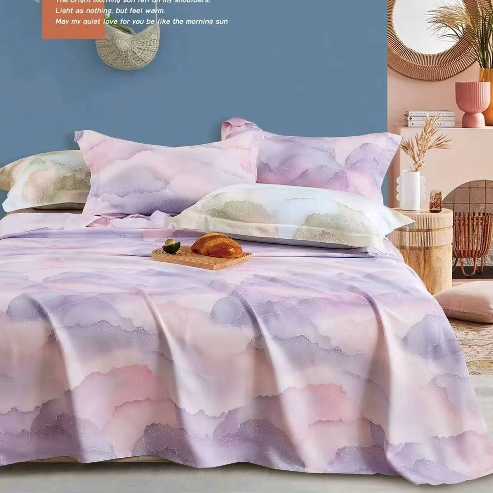 凉凉的竹棉床单大床