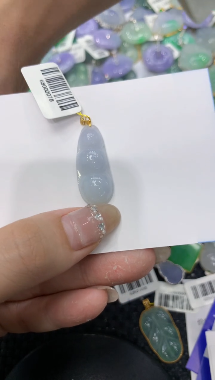 【闪购商品】翡翠颈饰18K金镶嵌222222222