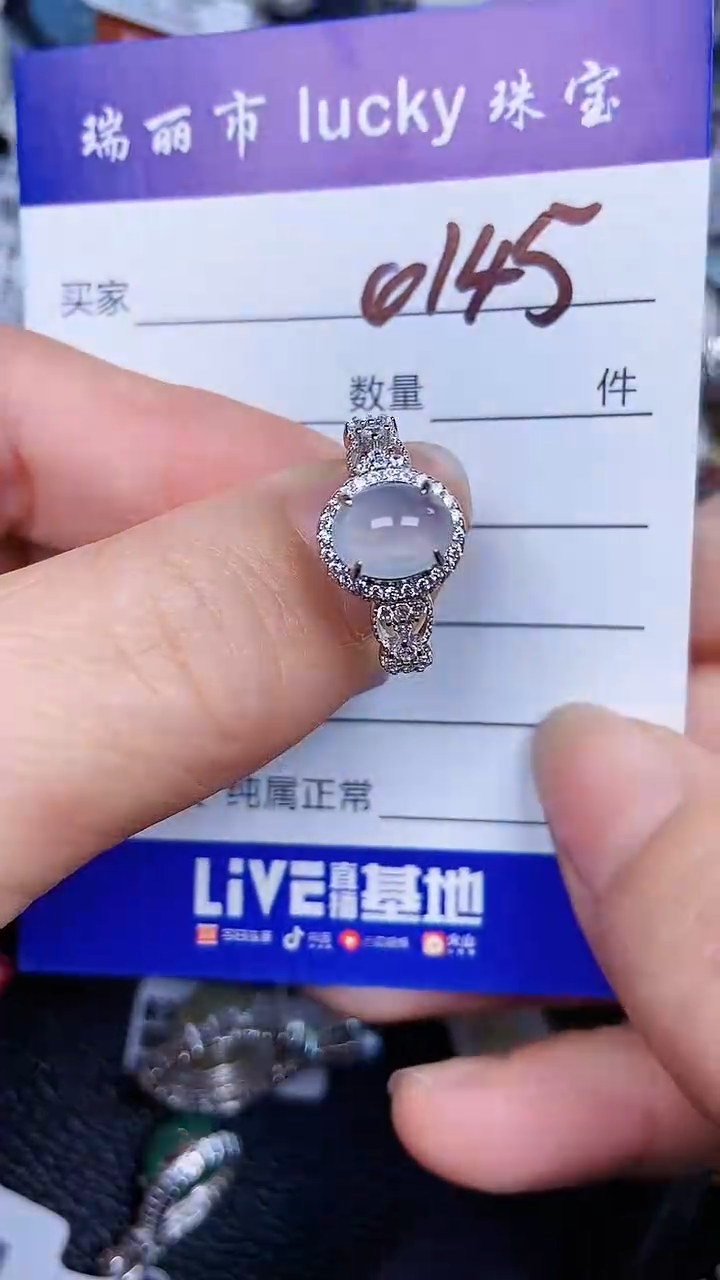 颈饰银S925镶嵌翡翠0145