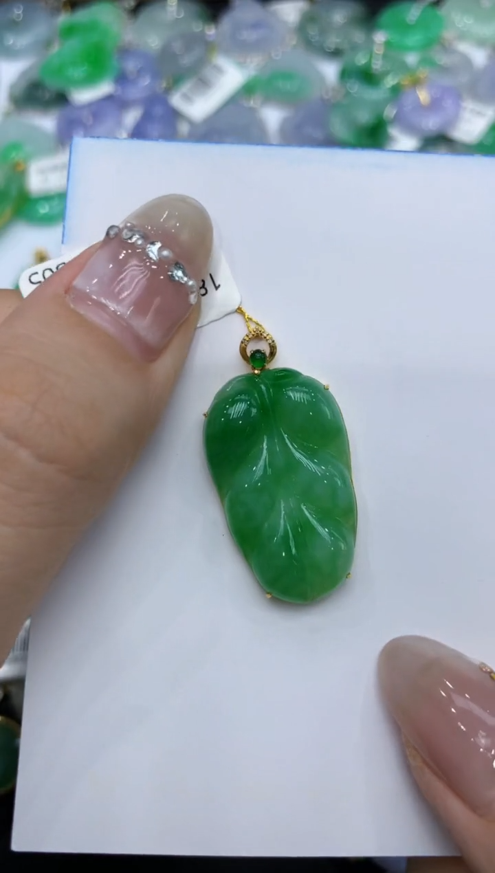 【闪购商品】翡翠颈饰18K金镶嵌 222222222