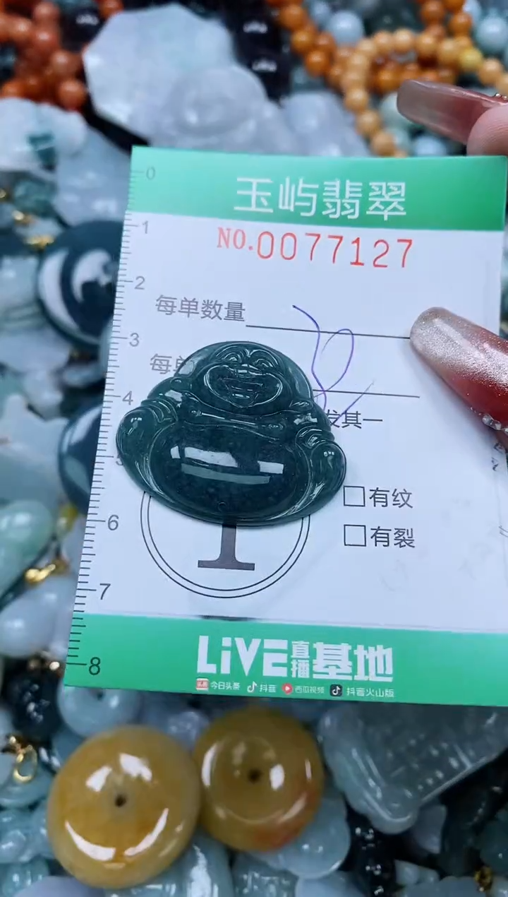 【闪购商品】翡翠颈饰未镶嵌闪购0077127多样性发其一