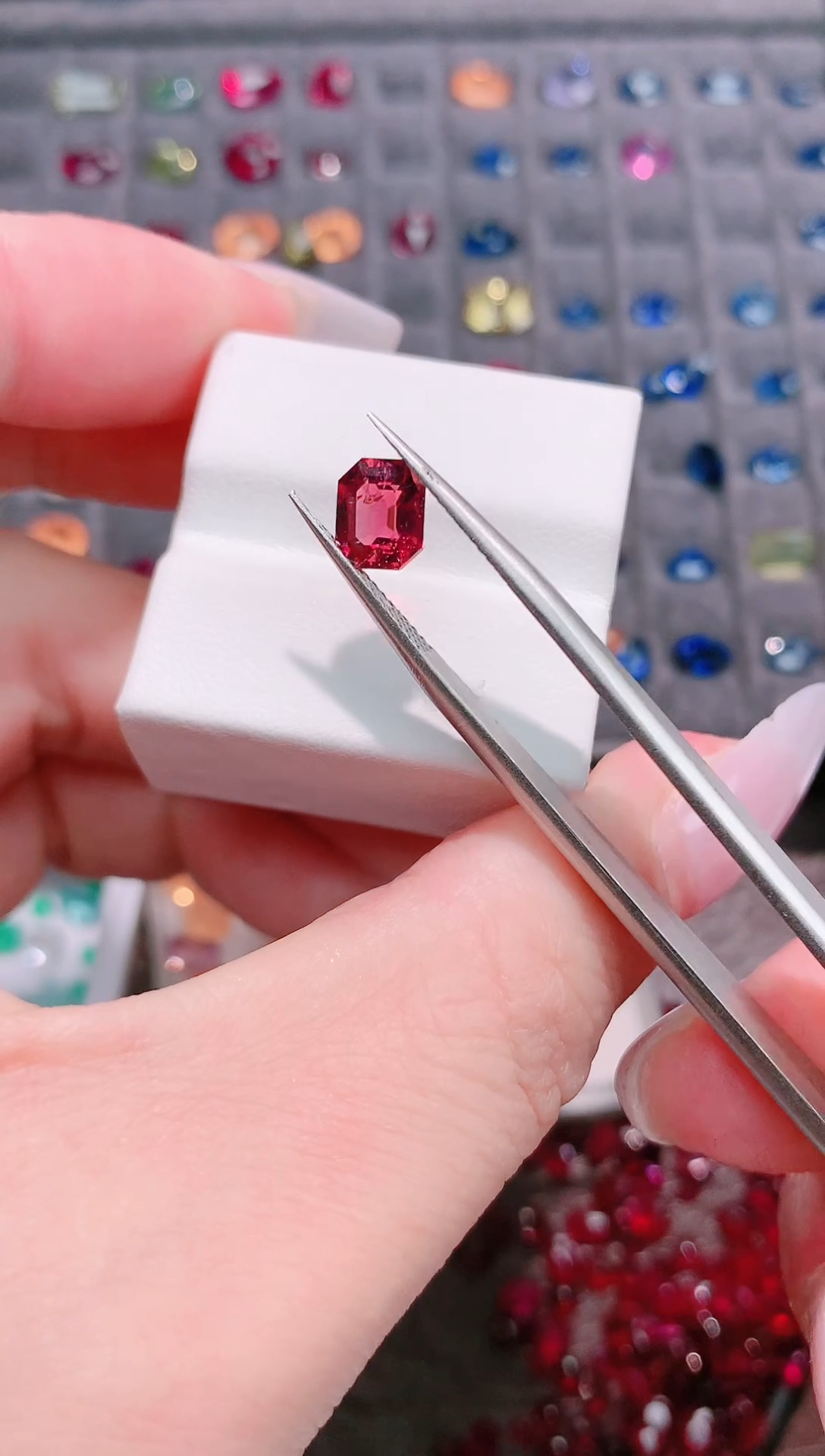 未镶嵌珠宝半成品碧玺1.14ct卢比莱