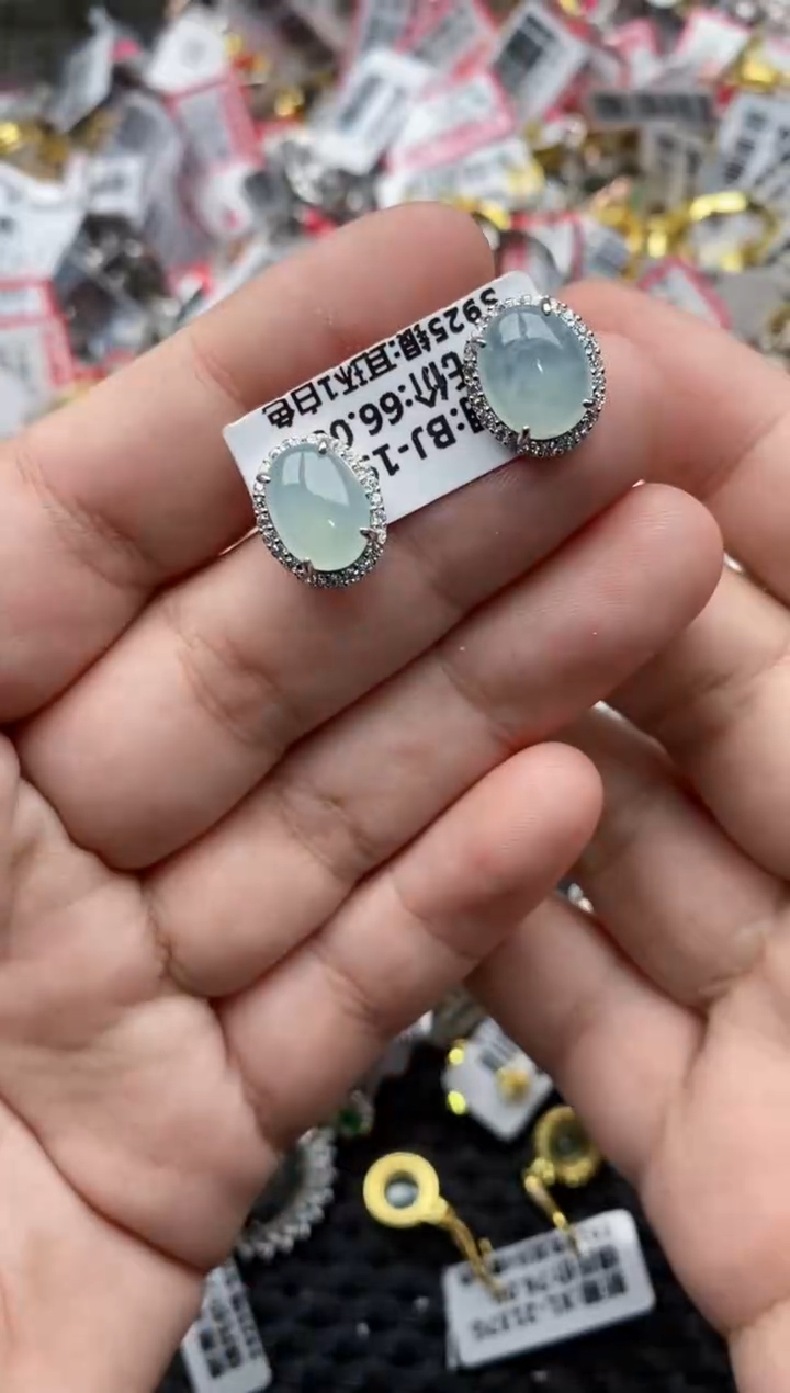 【闪购商品】翡翠戒指银S925镶嵌777777--6