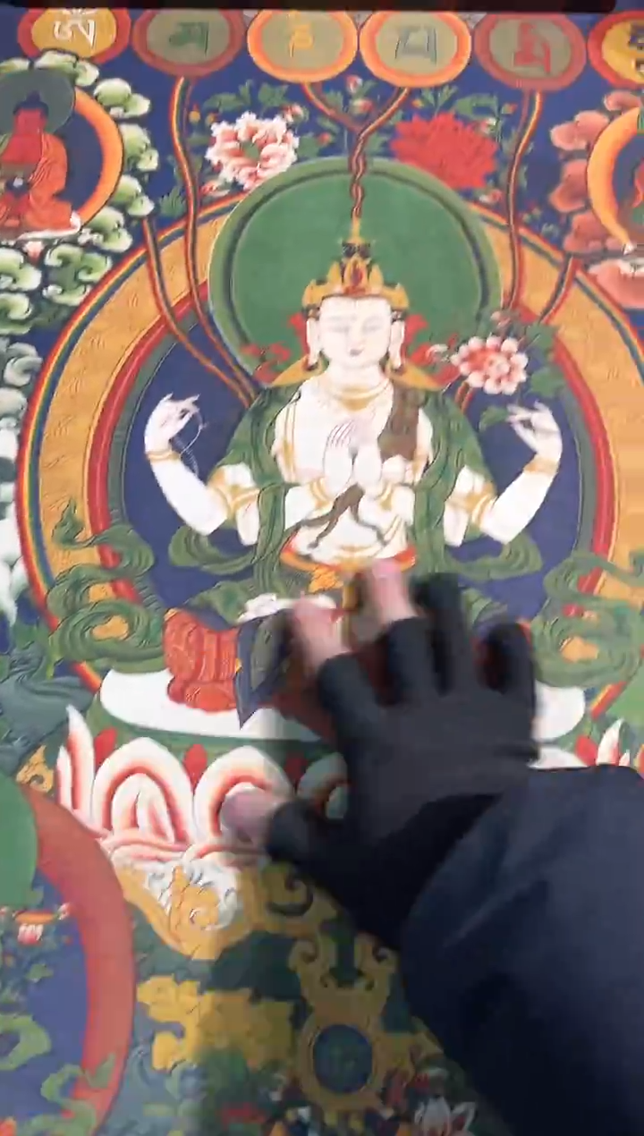 卷轴画路路的唐卡tk160