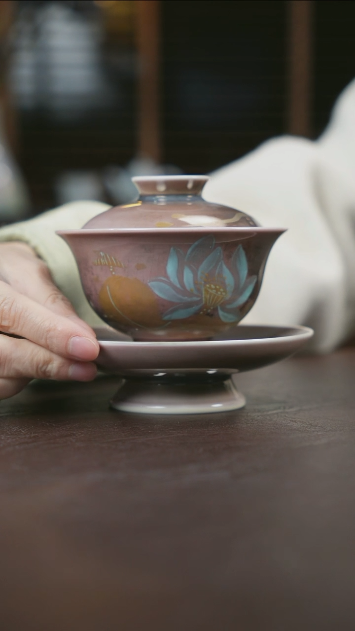 【闪购商品】杯景德镇陶瓷杯碗柴烧多人