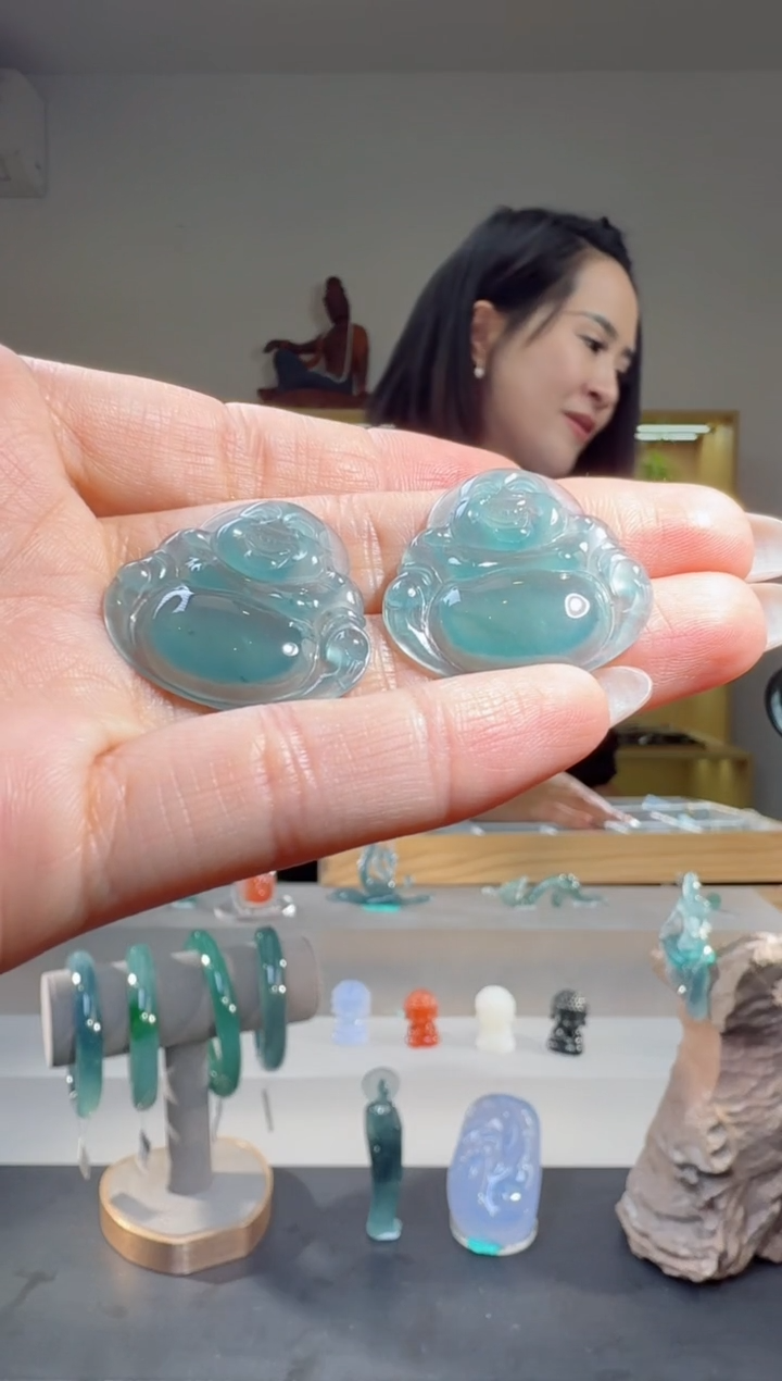 吊坠(不含链)未镶嵌翡翠佛公（多样性发其一）