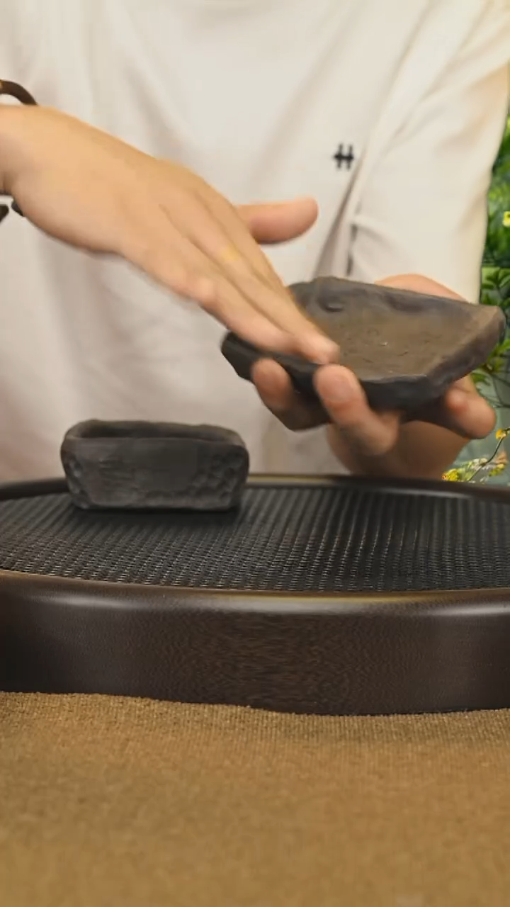 茶壶紫砂全手工手捏杯套组431