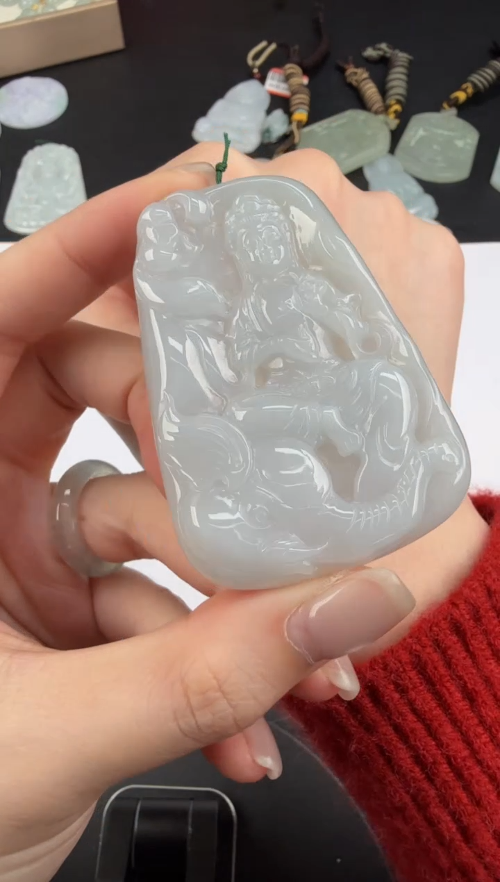 吊坠(不含链)未镶嵌翡翠翡翠饰品-45