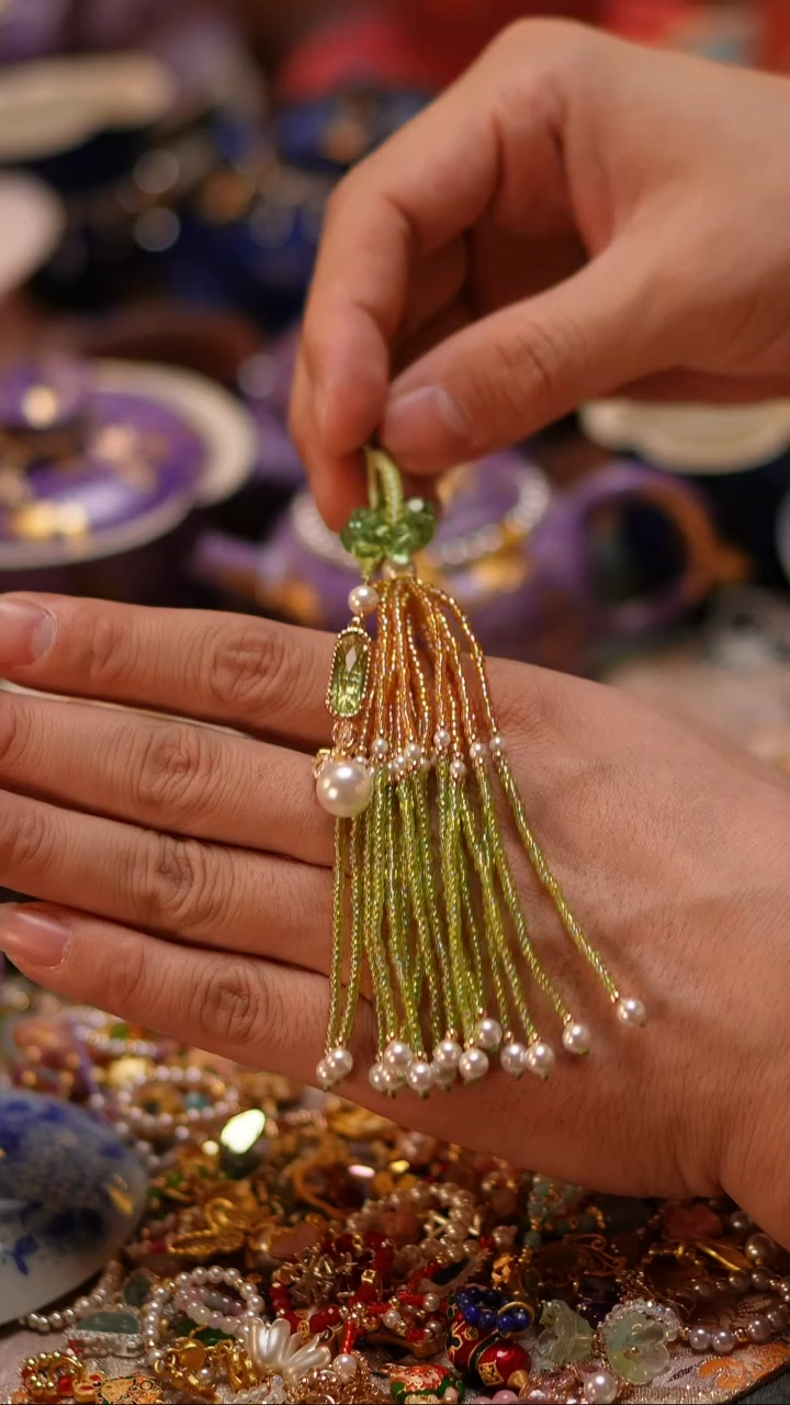 【闪购商品】摆件绿色包挂绿色包挂