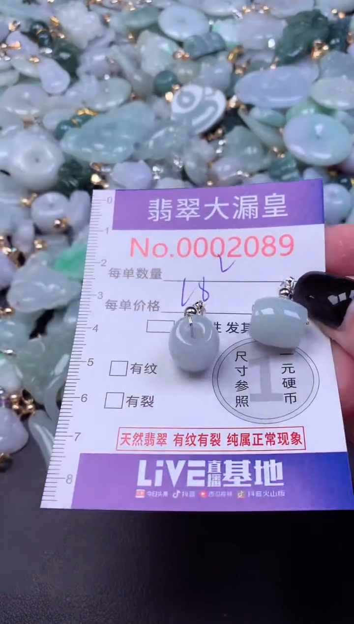 颈饰未镶嵌翡翠2089