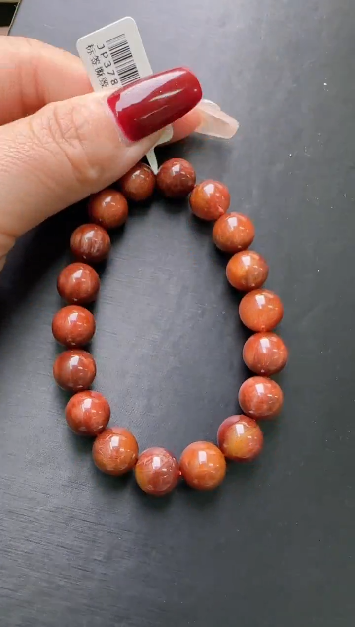 【闪购商品】水晶手串未镶嵌红发晶手串10m+ JP37892