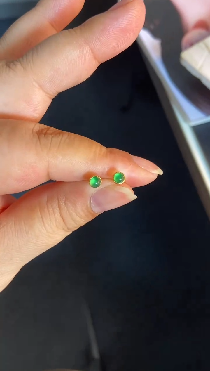 吊坠(不含链)银S925镶嵌翡翠1