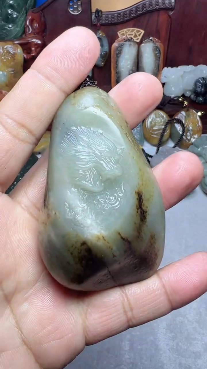 【闪购商品】和田玉把件未镶嵌-=