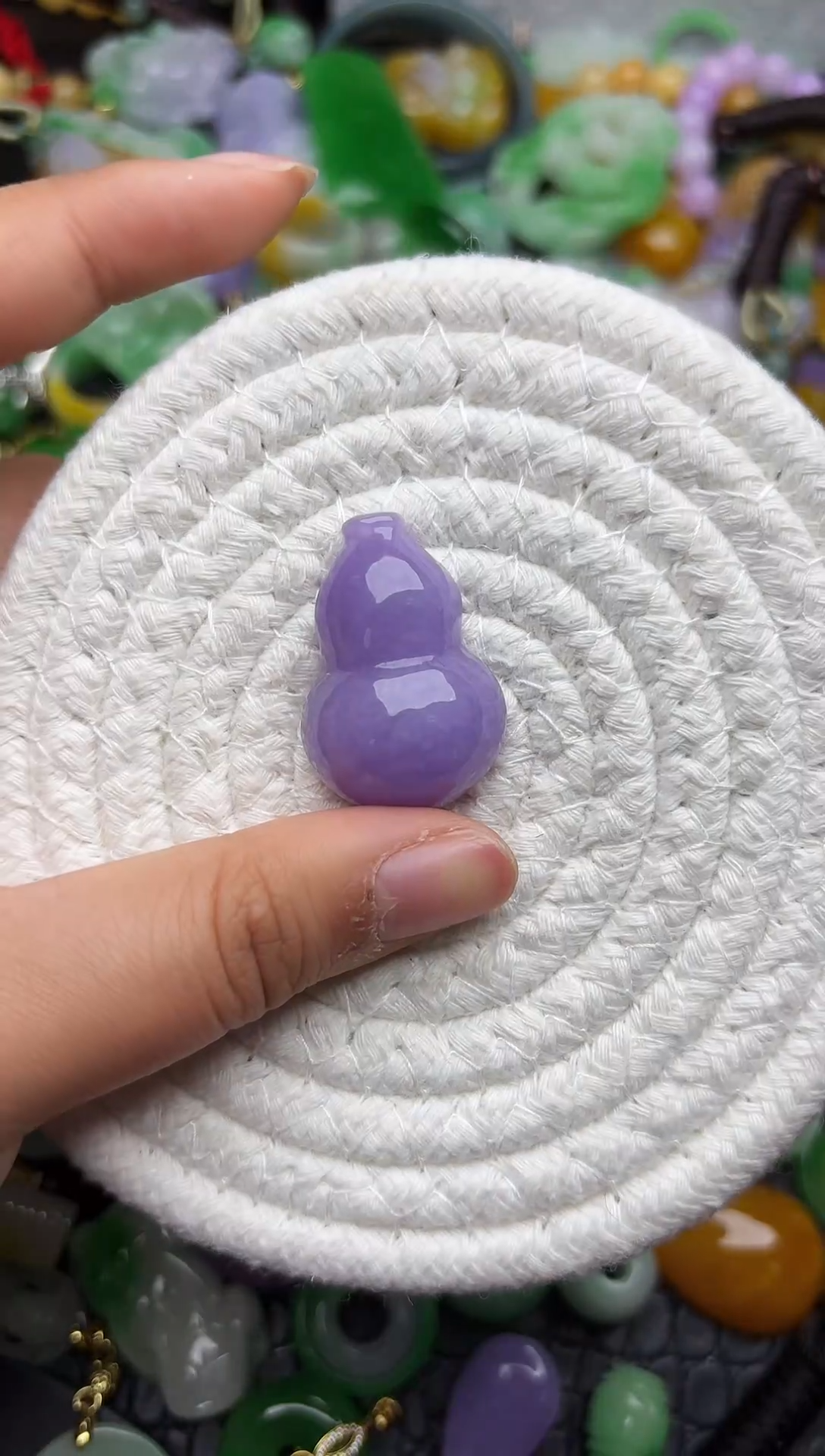 颈饰未镶嵌翡翠缅甸翡翠吊坠