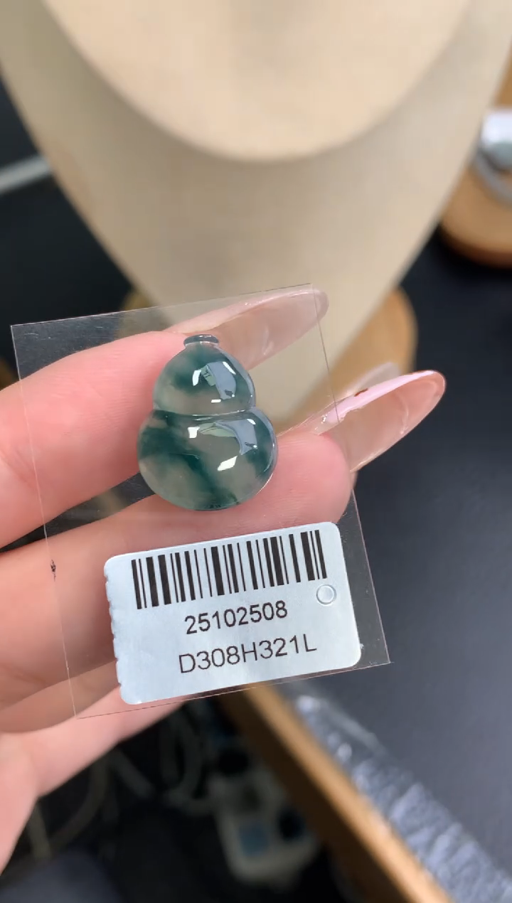 未镶嵌定制翡翠葫芦
