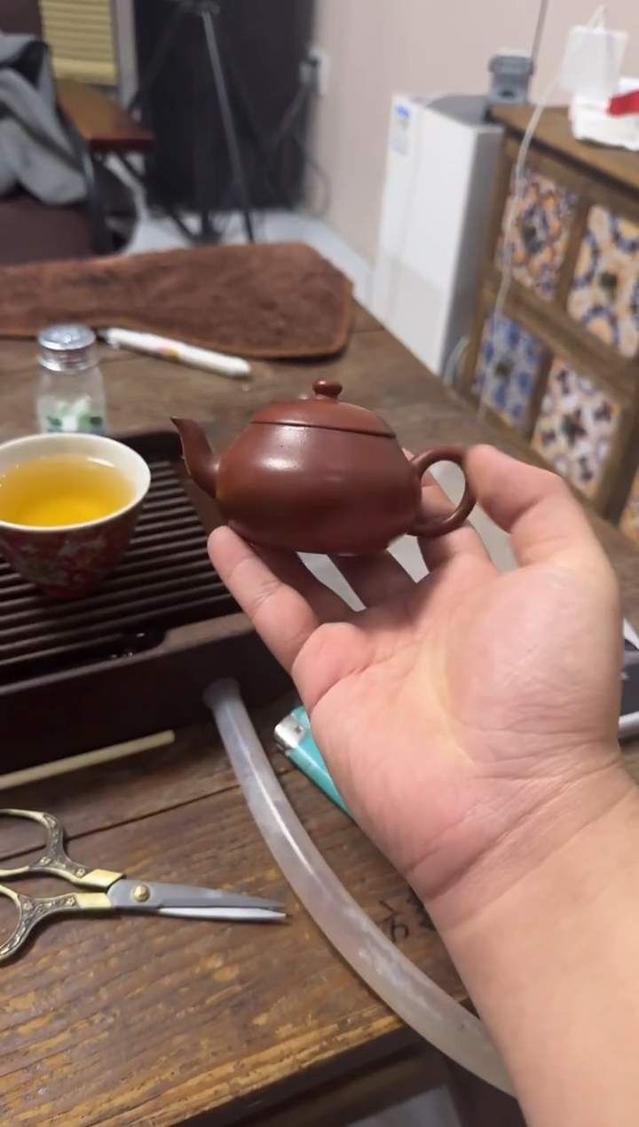 茶壶紫砂第*页手工小梨形壶 诗句