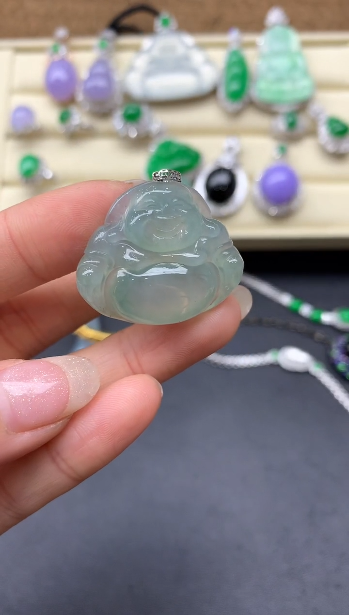 【闪购商品】翡翠颈饰18K金镶嵌320-中国好珍宝