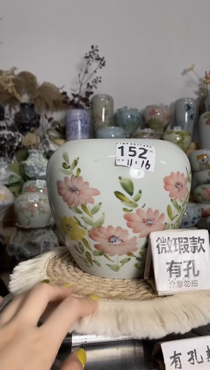 景德镇瓷韵手工手绘   152微瑕