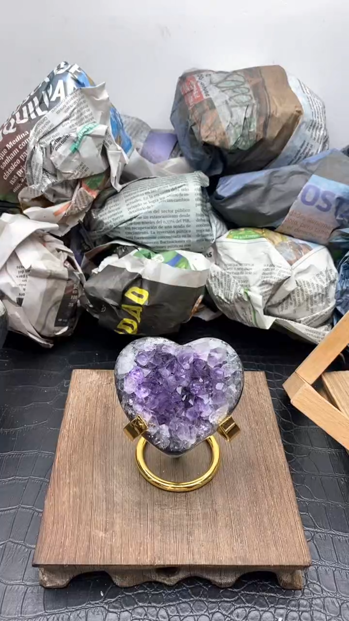 【闪购商品】紫晶1未镶嵌502号爱心