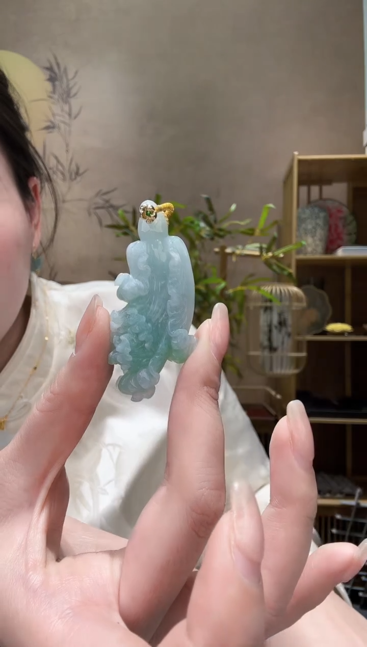 【闪购商品】翡翠耳饰未镶嵌吊坠