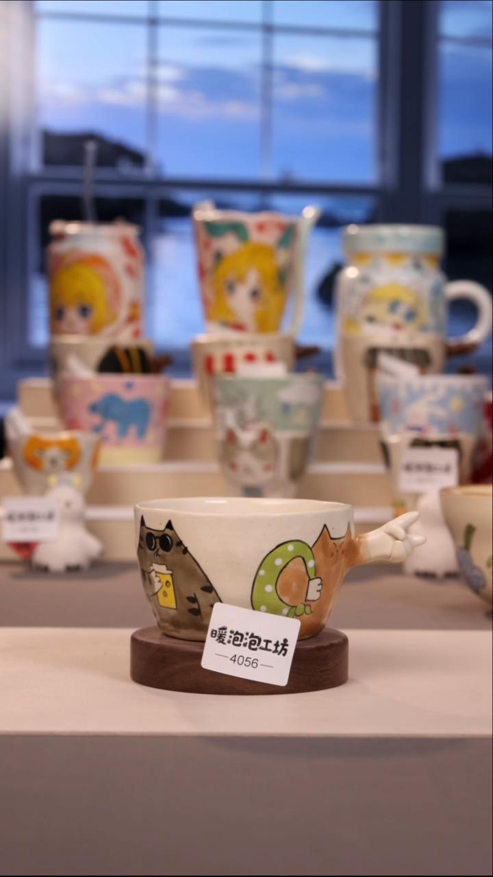 摆件景德镇原创手工陶瓷4056