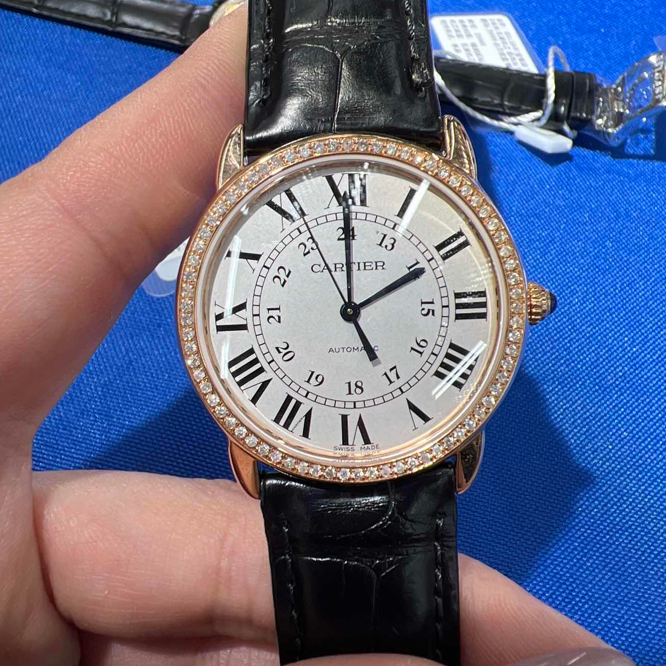 99新 Cartier/卡地亚 表展/W2RN0008腕表/后钻/WHT024113