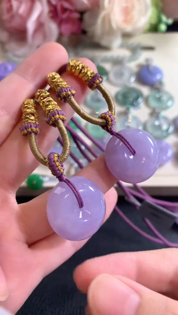 吊坠(不含链)未镶嵌翡翠冬日珠宝多样性发货一件Q81紫货有色差